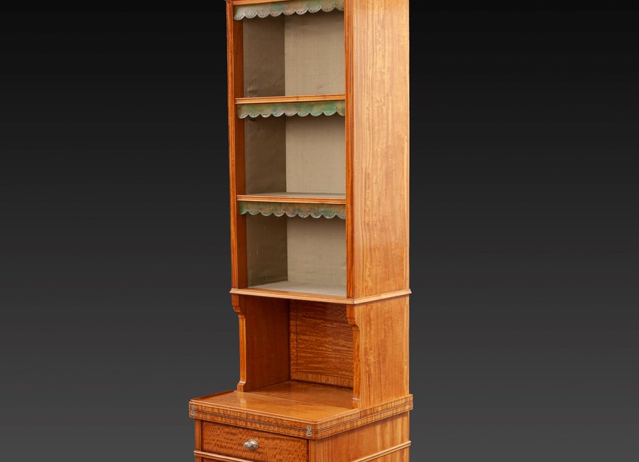 An early 20th-century satinwood cabinet